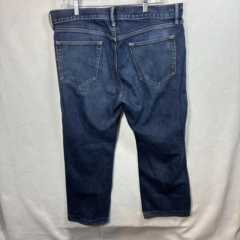 Banana Republic Men's Straight Jean (Fits 34x30) – Dark Wash Mid Rise